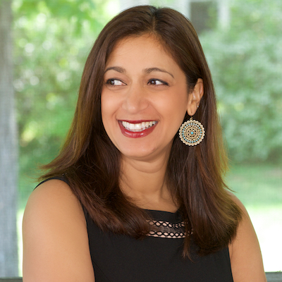 Mridu Parikh, "The Stress Squasher," sharing productivity tips